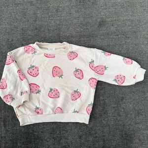 Zara Strawberry Sweatshirt